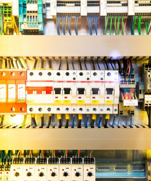 Electric switch box – control power, electricity technology